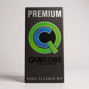 Premium Shoe Cleaner Kit With Brush Sponge & Quick Care Cleaner Conditioner 8 Oz